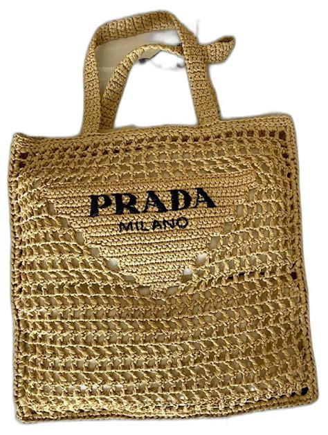 prada straw bag replica|prada wicker tote bag.